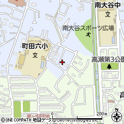 東京都町田市南大谷1253-12周辺の地図