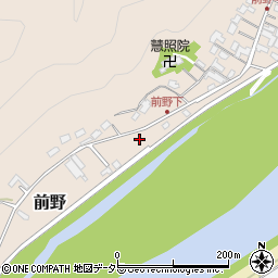 岐阜県美濃市前野95-1周辺の地図