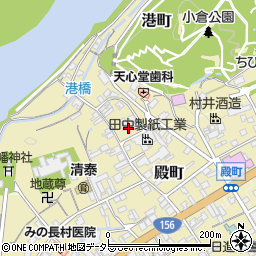 岐阜県美濃市1554周辺の地図