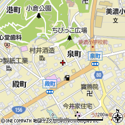 岐阜県美濃市1573-11周辺の地図