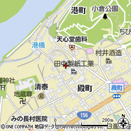 岐阜県美濃市1554-2周辺の地図