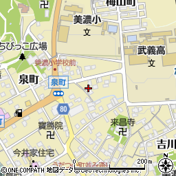 岐阜県美濃市29-8周辺の地図