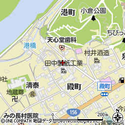 岐阜県美濃市港町1558周辺の地図