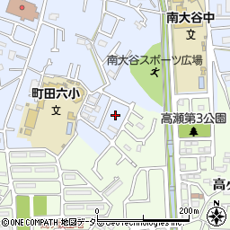 東京都町田市南大谷1254周辺の地図