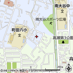 東京都町田市南大谷1253-14周辺の地図