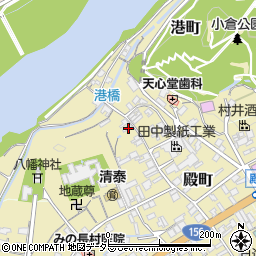 岐阜県美濃市1457周辺の地図