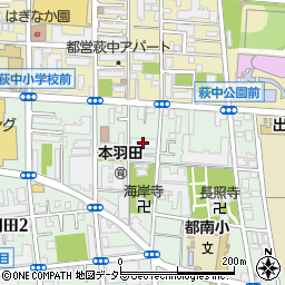 レック東多摩川スカイハイツ３号館周辺の地図