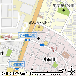 神奈川県川崎市幸区小向町4周辺の地図