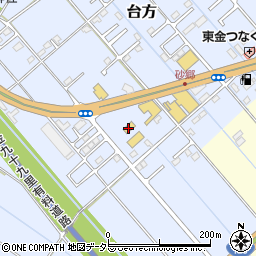千葉トヨタ自動車株式会社　東金店ボディショップ周辺の地図