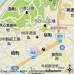 岐阜県美濃市1573-4周辺の地図