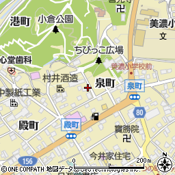岐阜県美濃市1573-5周辺の地図