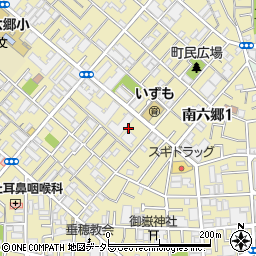 東京都大田区南六郷2丁目2周辺の地図