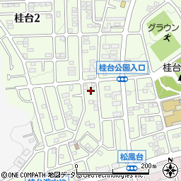 神奈川県横浜市青葉区桂台2丁目12-20周辺の地図