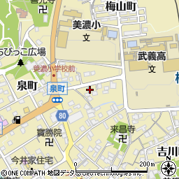 岐阜県美濃市29-7周辺の地図
