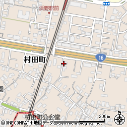 千葉県千葉市中央区村田町周辺の地図