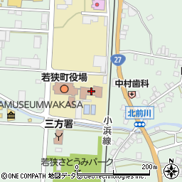 若狭町立図書館リブラ館周辺の地図