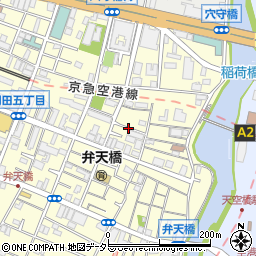 東京都大田区羽田5丁目13周辺の地図