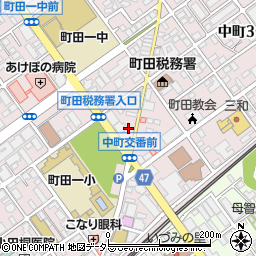 タイムズ町田中町第１１駐車場周辺の地図