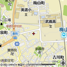 岐阜県美濃市25周辺の地図