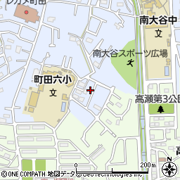 東京都町田市南大谷1253-7周辺の地図