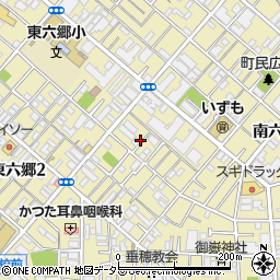 東京都大田区南六郷2丁目4周辺の地図