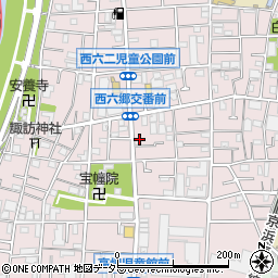 中央東京ヤクルト販売城南支社六郷センター周辺の地図
