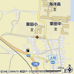 宮津市立　栗田幼稚園周辺の地図