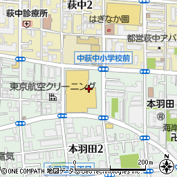 ペットプラザ本羽田店周辺の地図