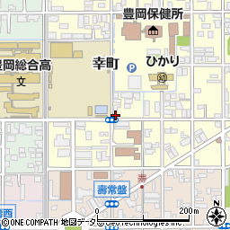 兵庫県豊岡市幸町周辺の地図