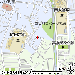 東京都町田市南大谷1253-17周辺の地図