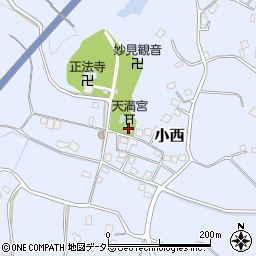 経蔵寺周辺の地図