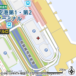 東京国際空港（羽田空港）第４駐車場（Ｐ４）予約専用入口周辺の地図