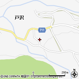 山梨県都留市戸沢594周辺の地図