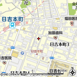 ＷＩＬＬ日吉本町周辺の地図