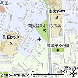東京都町田市南大谷1105-13周辺の地図