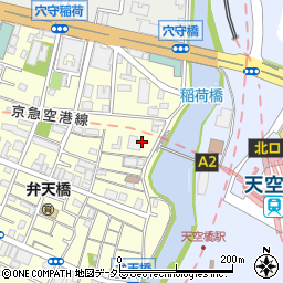 東京都大田区羽田5丁目14周辺の地図