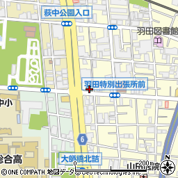 ＳＢＳ羽田周辺の地図