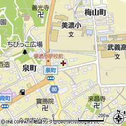 岐阜県美濃市30周辺の地図