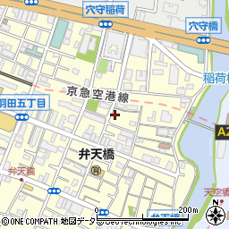 東京都大田区羽田5丁目周辺の地図