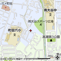 東京都町田市南大谷1105-10周辺の地図