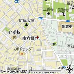大田南六郷一郵便局 ＡＴＭ周辺の地図