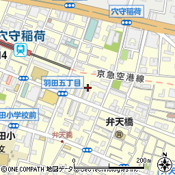 東京都大田区羽田5丁目11周辺の地図