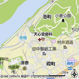 岐阜県美濃市港町1545周辺の地図