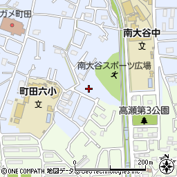 東京都町田市南大谷1105周辺の地図