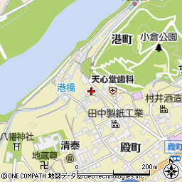 岐阜県美濃市港町1536周辺の地図