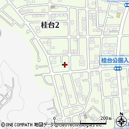 神奈川県横浜市青葉区桂台2丁目17-21周辺の地図