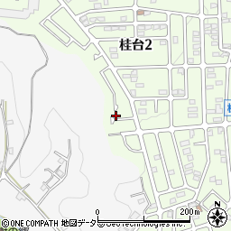 神奈川県横浜市青葉区桂台2丁目40-57周辺の地図