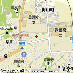 岐阜県美濃市23周辺の地図