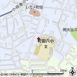 東京都町田市南大谷1278周辺の地図