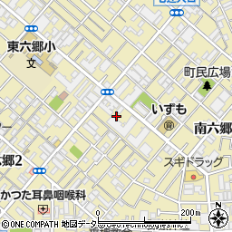 東京都大田区南六郷2丁目1周辺の地図